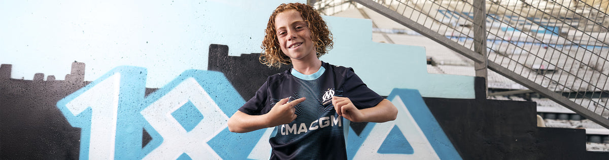 Maillot Short OM Enfant - Collection Officielle Olympique De Marseille