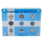 Colección Acrílica De 9 Pins Con Logotipos Del OM