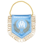 Banderín azul de hincha del OM
