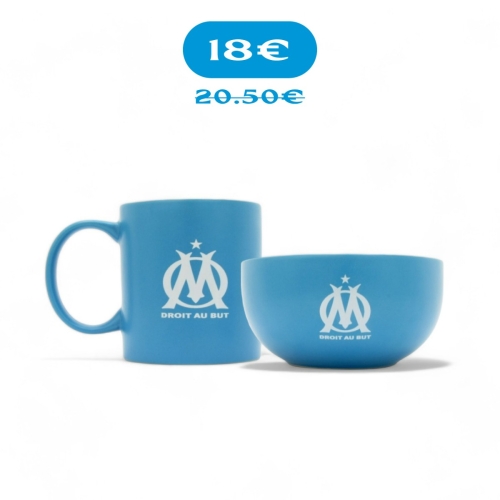 Ensemble Mug & Bol Bleu OM