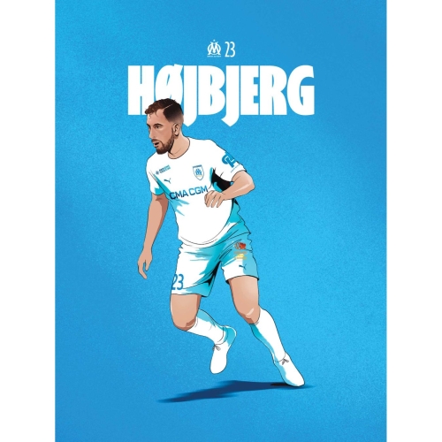 Póster Hojbjerg 24/25