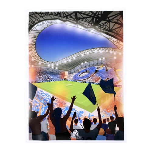 Cartel de la noche de partido en el Velódromo Stade Orange