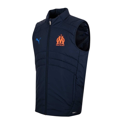 Chaleco Casual OM Azul/Naranja