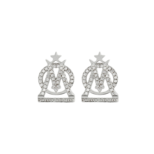 Pendientes Logo Mixto Plata