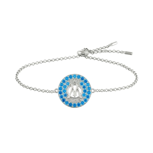 Pulsera con cadena de circonitas azules
