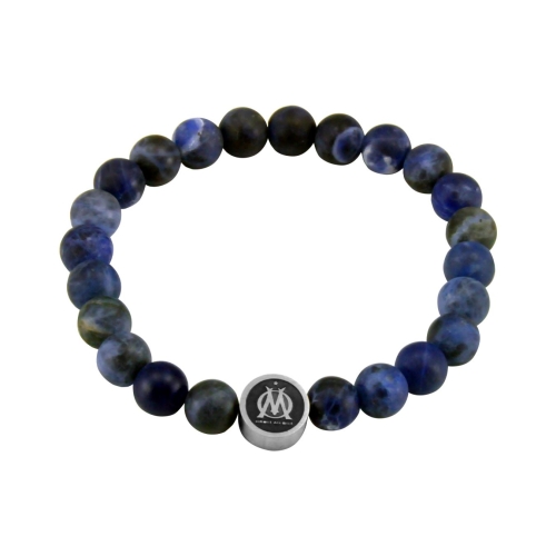 Pulsera OM cuentas de sodalita