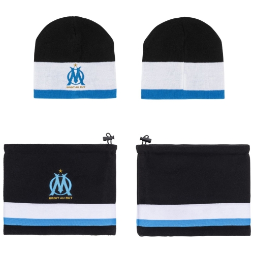 Coffret Bonnet et Tour de Cou OM Enfant