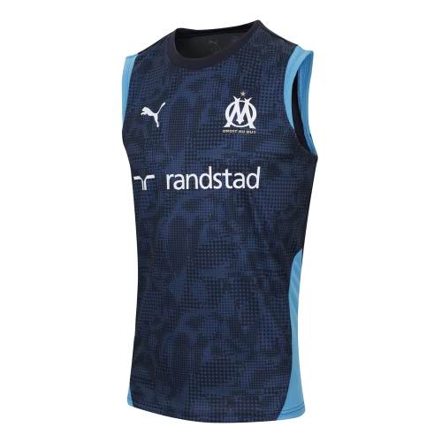 Camiseta de Tirantes Training OM Azul Marino