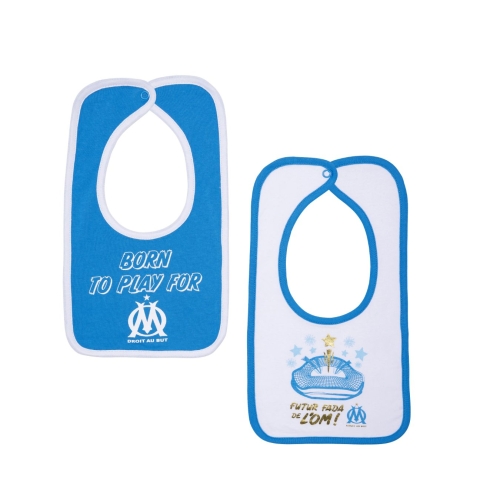 Lot De 2 Bavoirs OM Garçon 