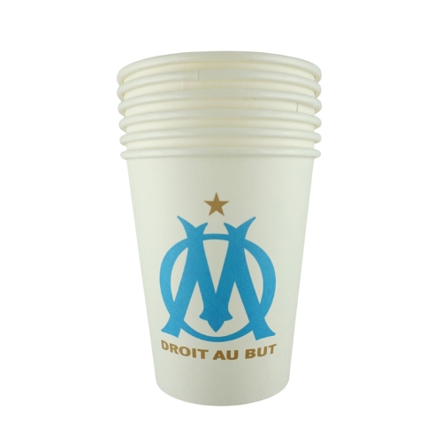 Juego De 6 Vasos De Cartón 25 Cl