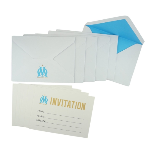 Paquete de 6 invitaciones + 6 sobres OM