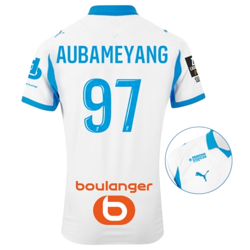 Maillot Authentique OM Domicile 25/26 Aubameyang