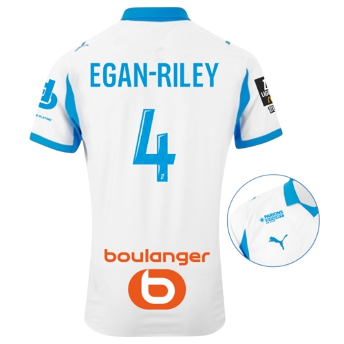 Maillot Authentique OM Domicile 25/26 Egan-Riley