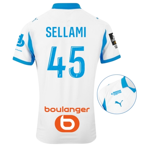 Maillot Authentique OM Domicile 25/26 Sellami