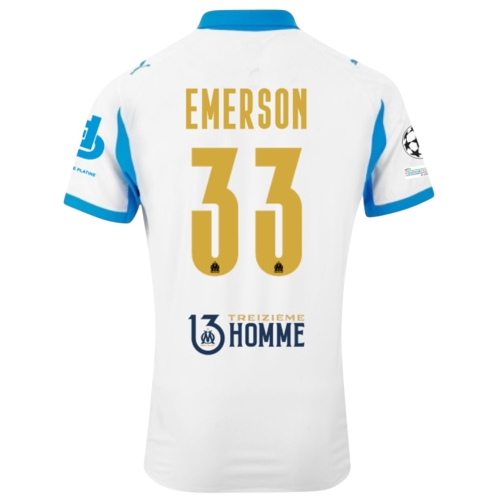 Maillot Authentique OM Domicile Europe 25/26 Emerson