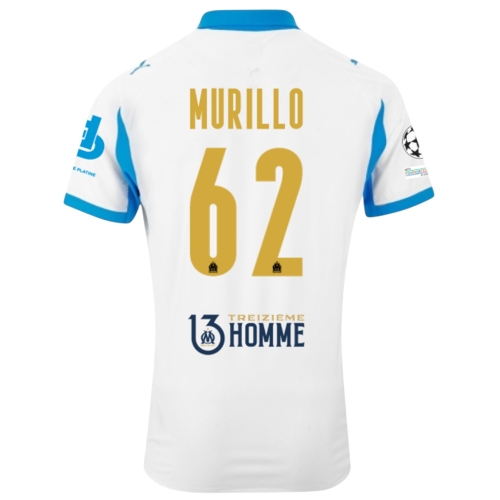 Maillot Authentique OM Domicile Europe 25/26 Murillo
