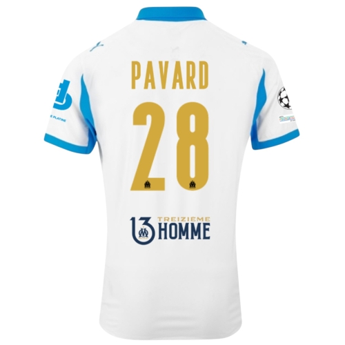Maillot Authentique OM Domicile Europe 25/26 Pavard