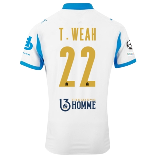 Maillot Authentique OM Domicile Europe 25/26 T.Weah