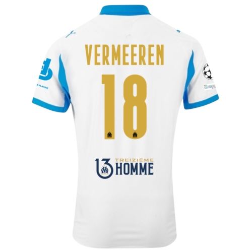 Maillot Authentique OM Domicile Europe 25/26 Vermeeren