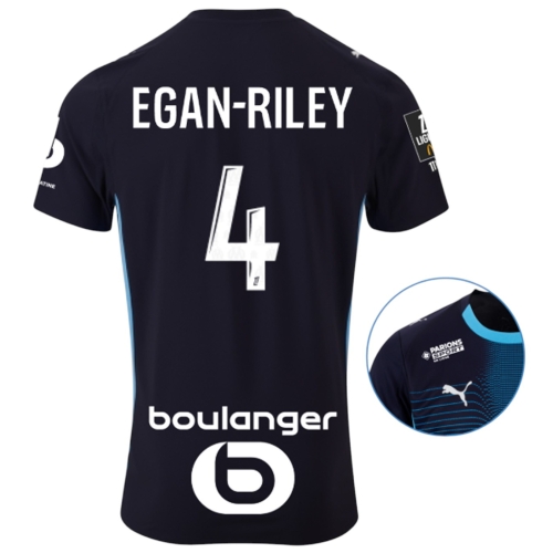 Maillot Authentique OM Extérieur 25/26 Egan-Riley