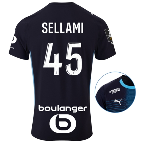 Maillot Authentique OM Extérieur 25/26 Sellami
