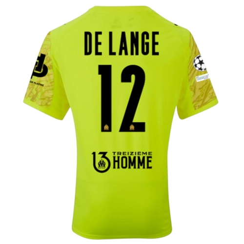 Maillot Gardien Jaune OM Europe 25/26 De Lange