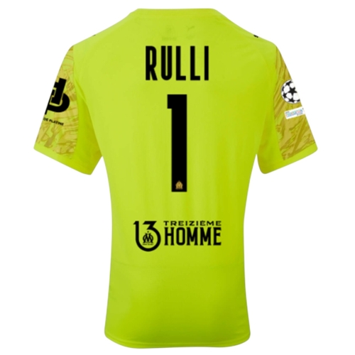 Maillot Gardien Jaune OM Europe 25/26 Rulli