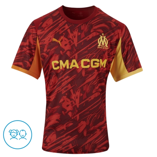 Camiseta Portero Roja OM Junior 25/26