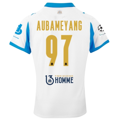 Maillot OM Domicile Europe 25/26 Aubameyang