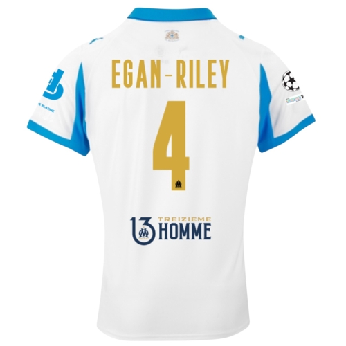 Maillot OM Domicile Europe 25/26 Egan-Riley