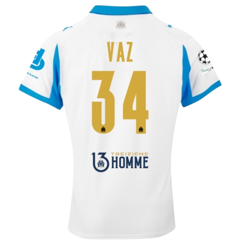 Maillot OM Domicile Europe 25/26 Vaz
