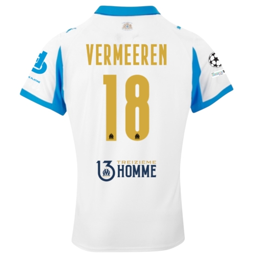 Maillot OM Domicile Europe 25/26 Vermeeren