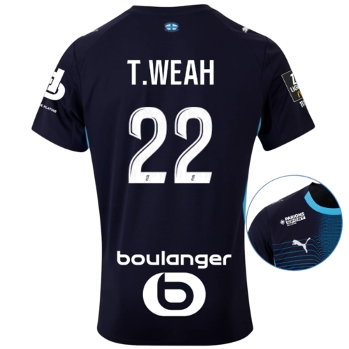 Maillot OM Extérieur 25/26 T.Weah