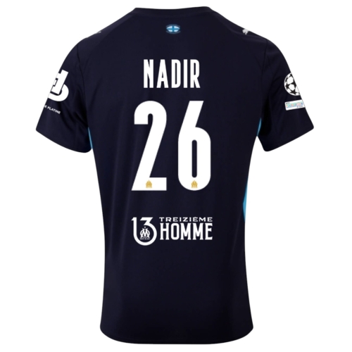 Maillot OM Extérieur Europe 25/26 Nadir