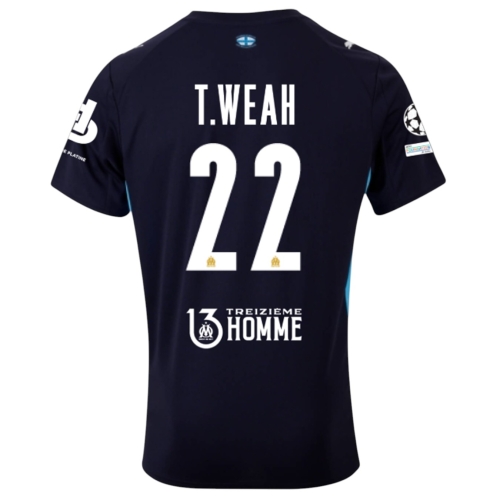Maillot OM Extérieur Europe 25/26 T.Weah