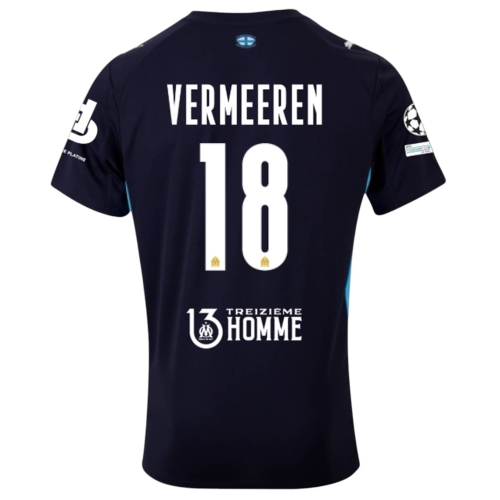 Maillot OM Extérieur Europe 25/26 Vermeeren
