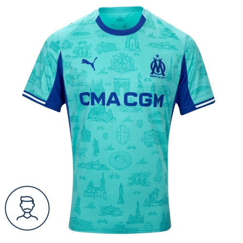 Maillot OM Gardien Bleu 25/26