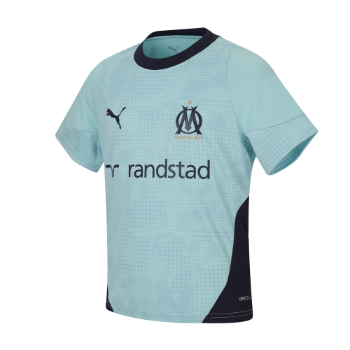 Camiseta Entrenamiento OM Azul Cielo Junior