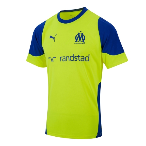 Camiseta Entrenamiento OM Amarilla Junior