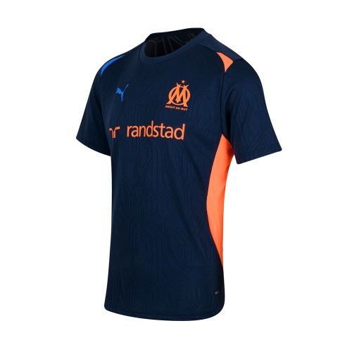 Camiseta Entrenamiento Pro OM Azul/Naranja