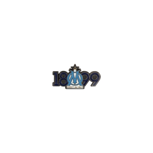 Pins con el logotipo del OM: fecha de fundación
