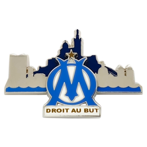 FOOT CAP SUPPORTER PIN BADGE FOOTBALL CASQUETTE OM MARSEILLE VINTAGE PINS  us1