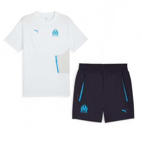 Tenue Travel OM Blanc & Bleu Navy
