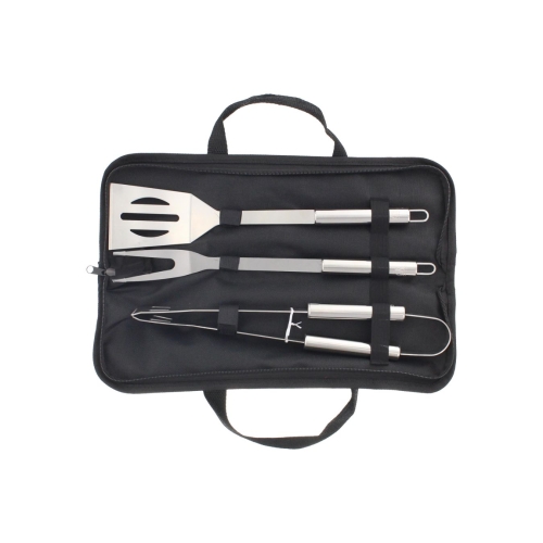 Set De 3 Utensilios BBQ OM + Bolsa