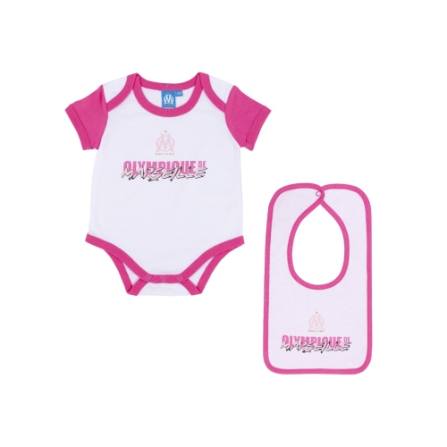 Set Body et Bavoir OM Bébé Fille