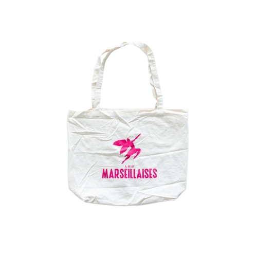 Tote Bag Les Marseillaises Logo Rose