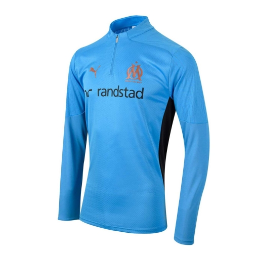 Training Top 1/4 Zip OM Bleu Azur 