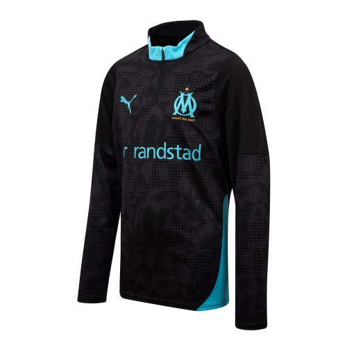 Camiseta de entrenamiento OM negra para niños