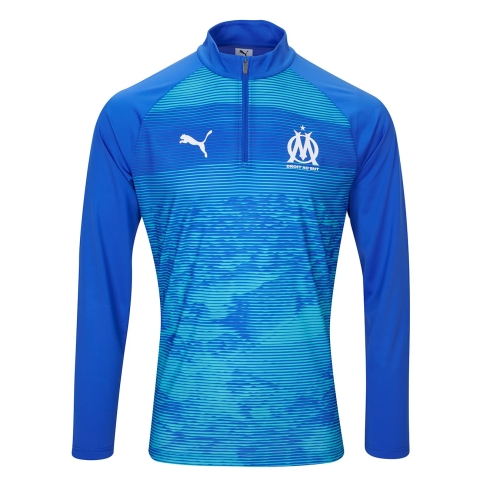 Training Top OM Pré-Match Bleu