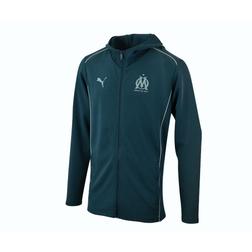 Veste à Capuche Casual OM Bleu Ocean Junior